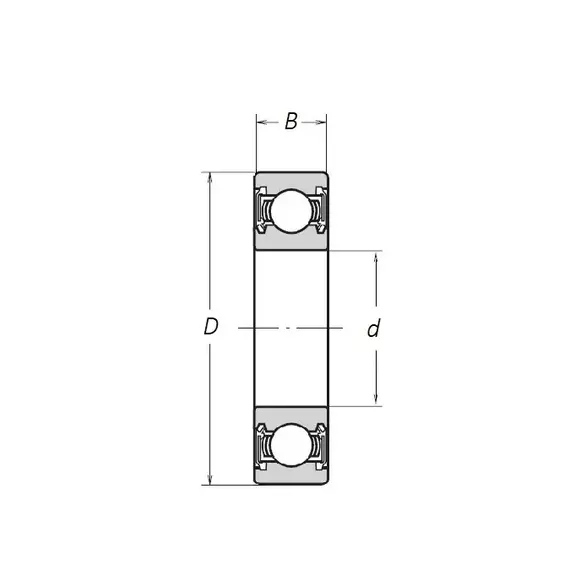 Підшипник 6312 2RSR NSK