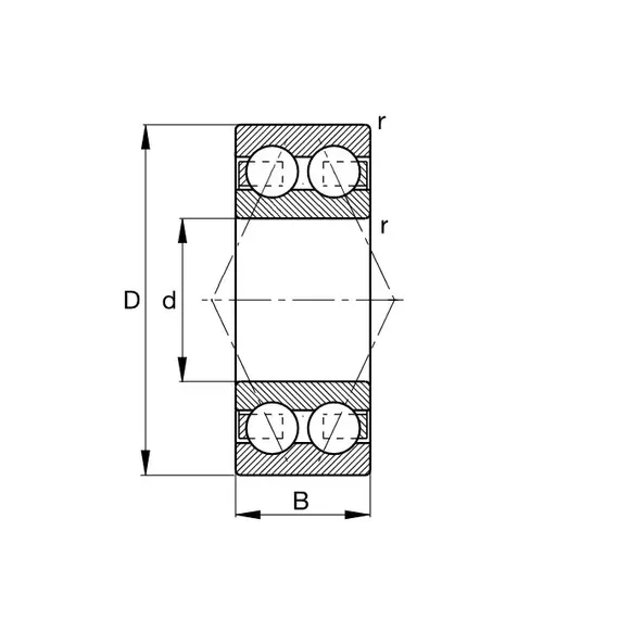 Подшипник 3206 BD-XL-TVH FAG