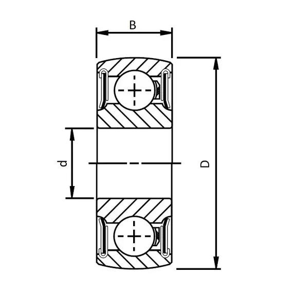 Підшипник 208 NPPB5 C2 Timken