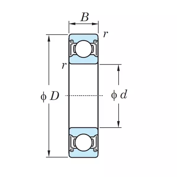 Подшипник 6210 ZZ C3 JTEKT (Koyo)