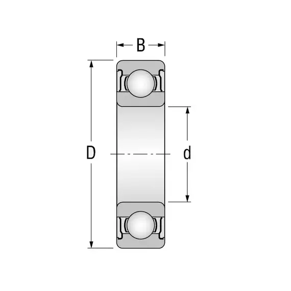 Подшипник 6-180307 С17 СПЗ-4