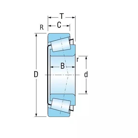 Подшипник 7613 (32313 A) KINEX