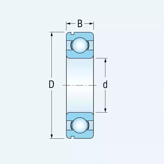 Підшипник 50411 (6411 N) CT