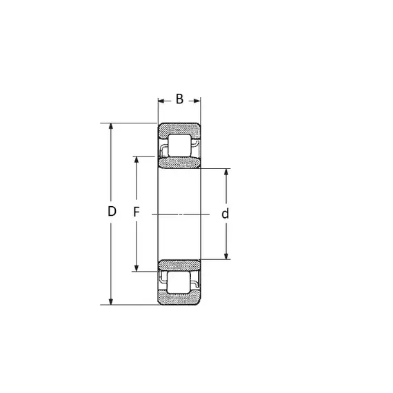 Підшипник NU 216 E FBJ (Японія)