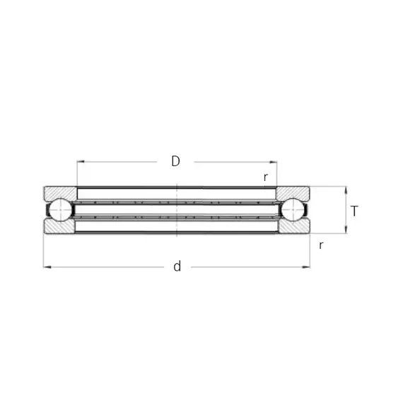 Подшипник 8105 (51105) ZKL