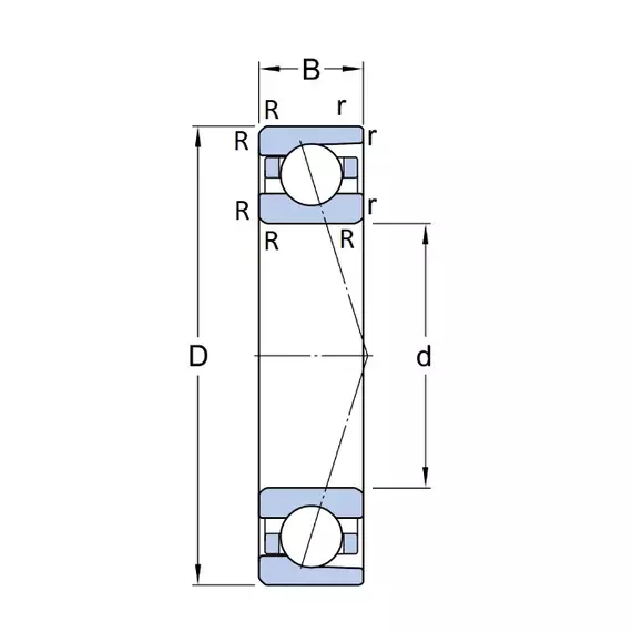 Подшипник 7011 CDGA/P4A SKF