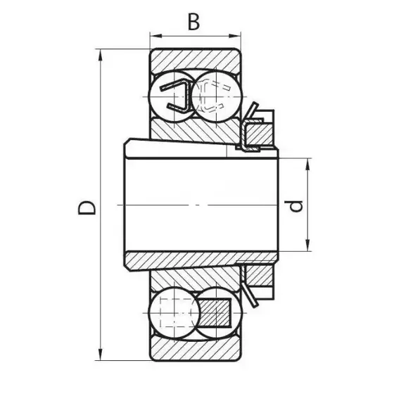 Подшипник 11609 (2310K+H2310) KG (Індія)