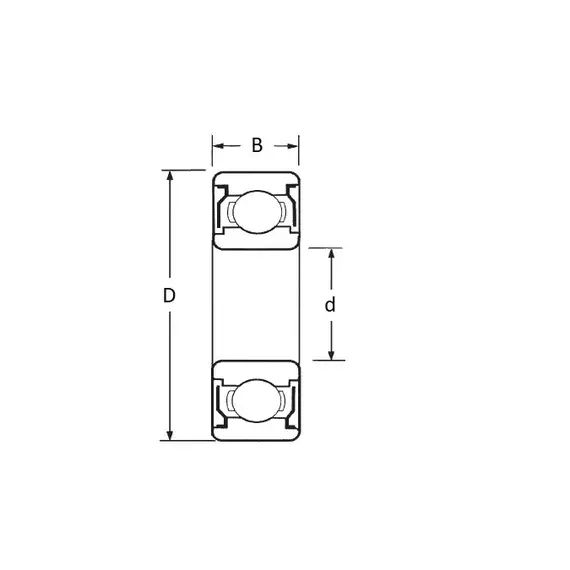Подшипник 6003 ZZ FBJ (Японія)