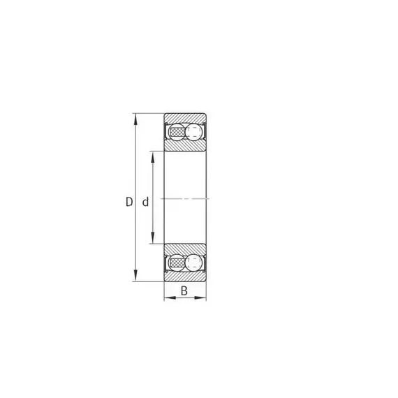 Подшипник 2205 2RS FBJ (Японія)