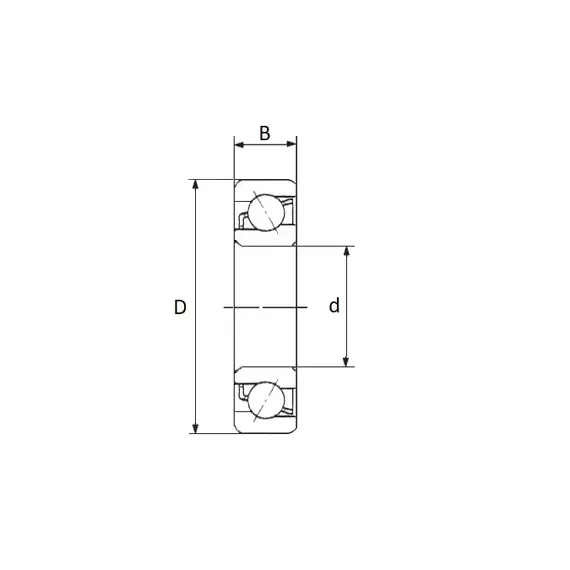 Подшипник 7308 B FBJ (Японія)