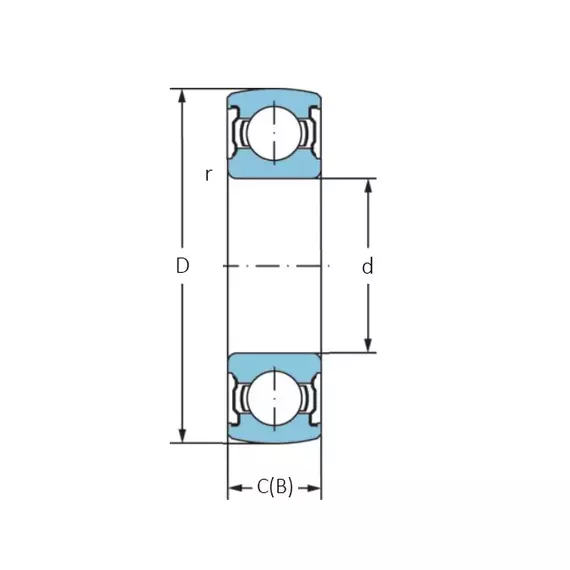 Подшипник UD 206 ZKL