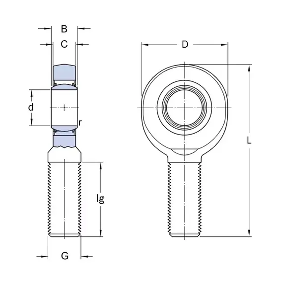 Підшипник SA 35 TXE-2LS SKF