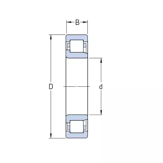 Підшипник NJ 340 EMA Timken