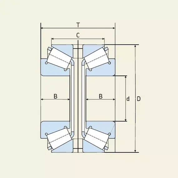 Підшипник 57707 АУ SKF