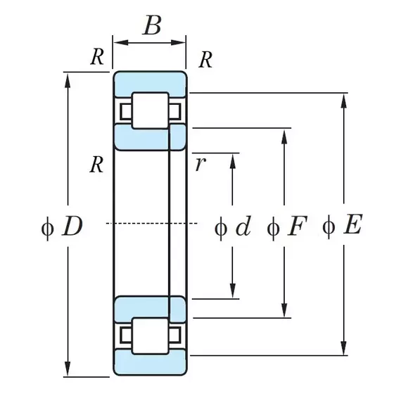 Підшипник NUP 2209 JTEKT (Koyo)