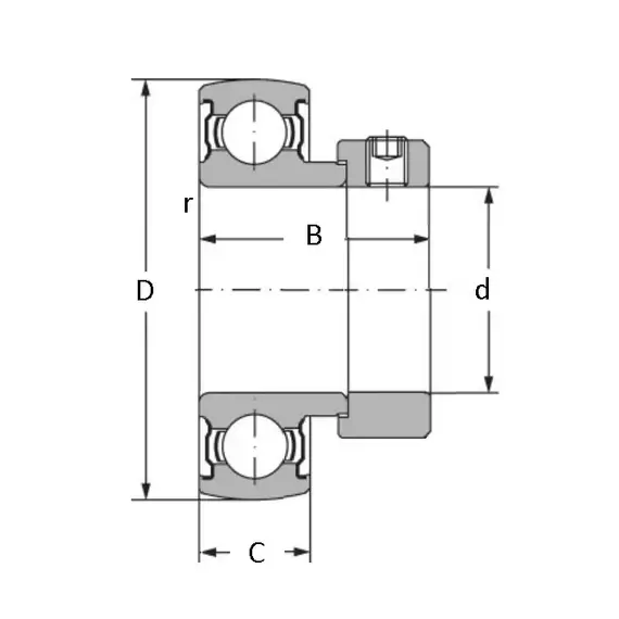 Подшипник UE 205 ZKL