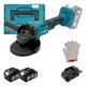 Аккумуляторная угловая шлифовальная машина PROFI-TEC PGA202 POWERLine (2×PT2040MP (4.0 Ач), зарядное устройство), фотография 3