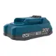 Аккумуляторная батарея PROFI-TEC PT2020VX (20 В / 2.0 Ач, высокотоковая, с индикатором), фотография 3