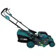 Аккумуляторная газонокосилка PROFI-TEC EcoCut 51 Pro (2×PT2080EP (8.0 Ач), зарядное устройство), фотография 2
