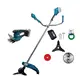 Акционный комплект PROFI-TEC: Аккумуляторная коса PGT4540 (40 В (2×20 В + аккумуляторные ножницы-кусторезы PHT1110 + батарея 2×PT2040VX, ЗУ BC20V, кор
