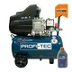 Компресор масляний PROFI-TEC OC-24 (24 л, 1.5 кВт, 195 л/хв), фотография 2